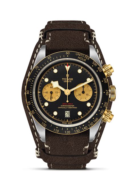 Tudor Heritage Black Bay Chrono 79363N Steel & Gold 